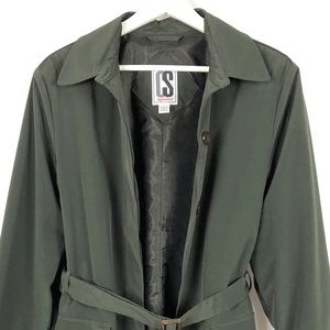 Classic Green Trench Coat